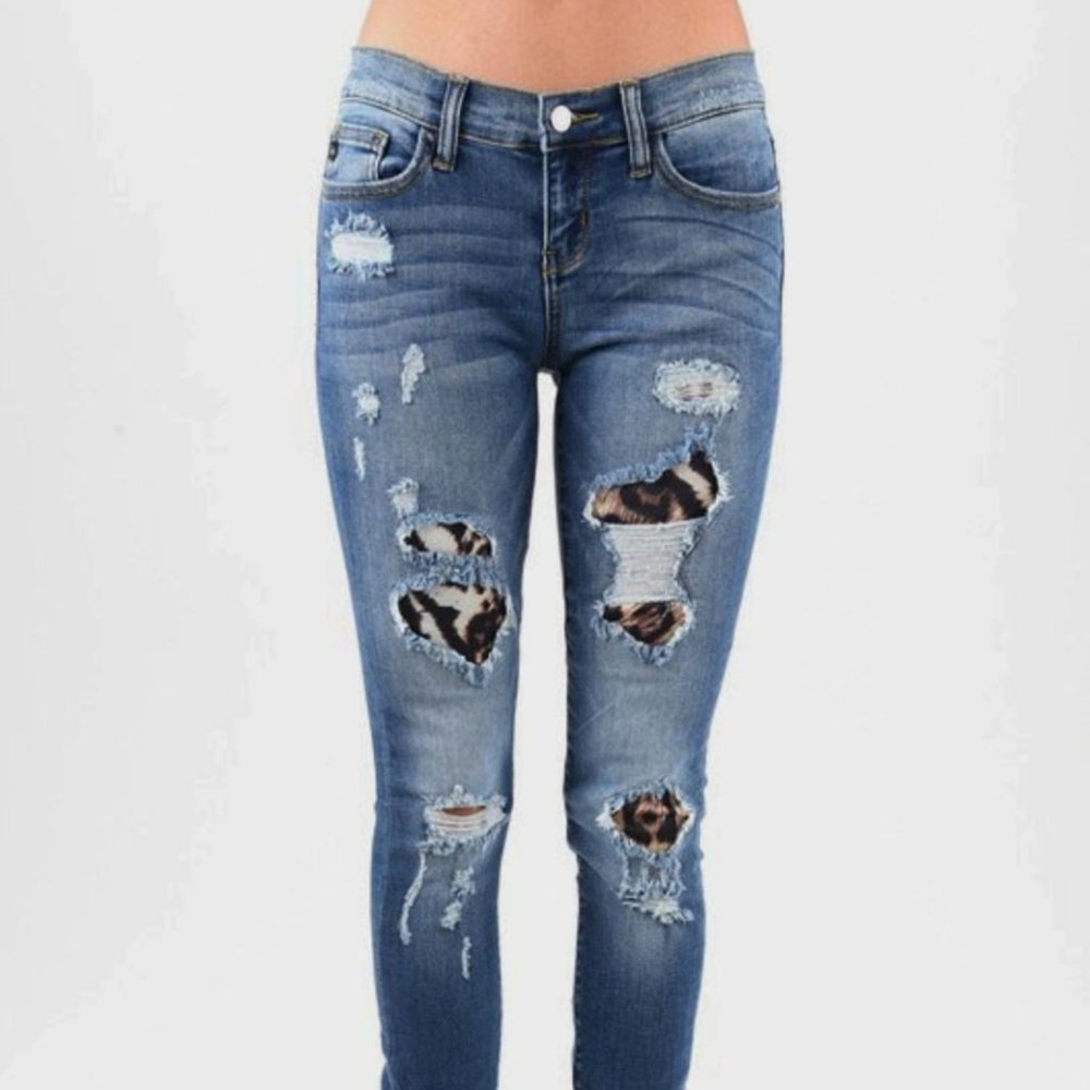 Judy Blue Leopard Skinnies